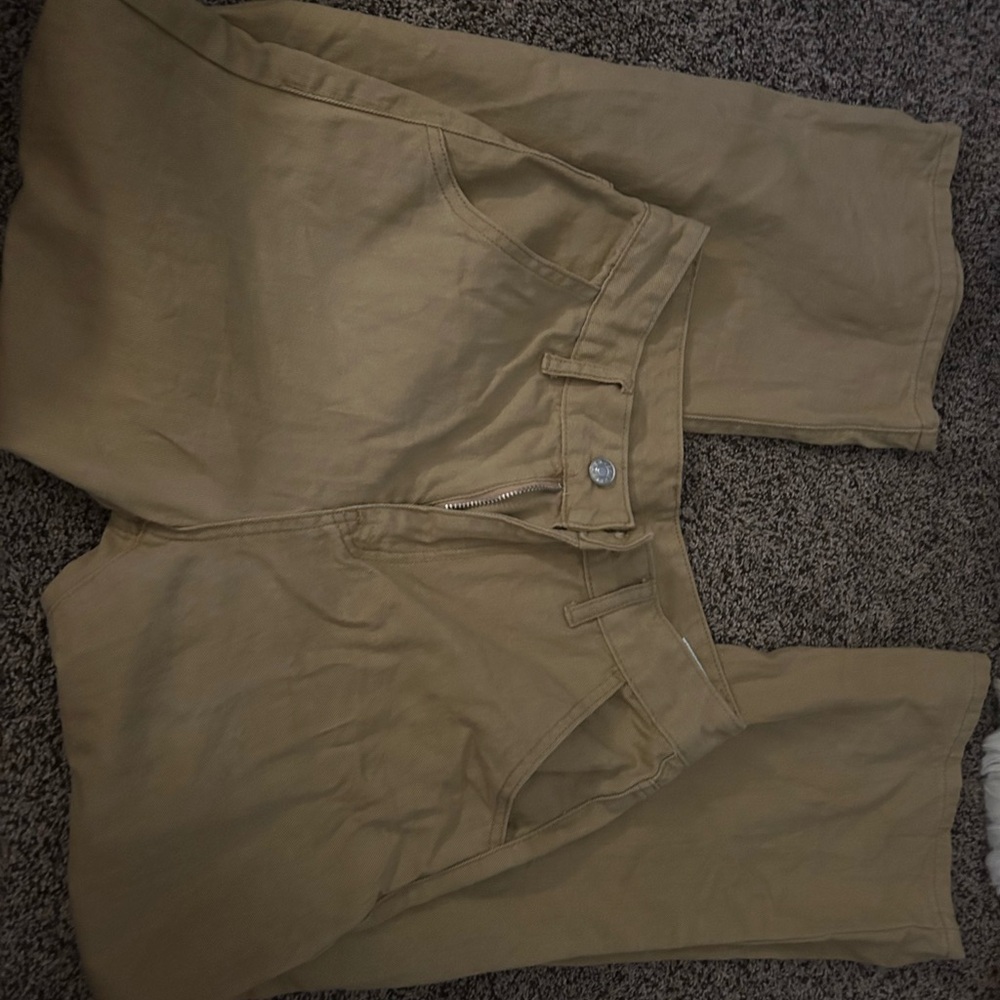 shein khaki jeans